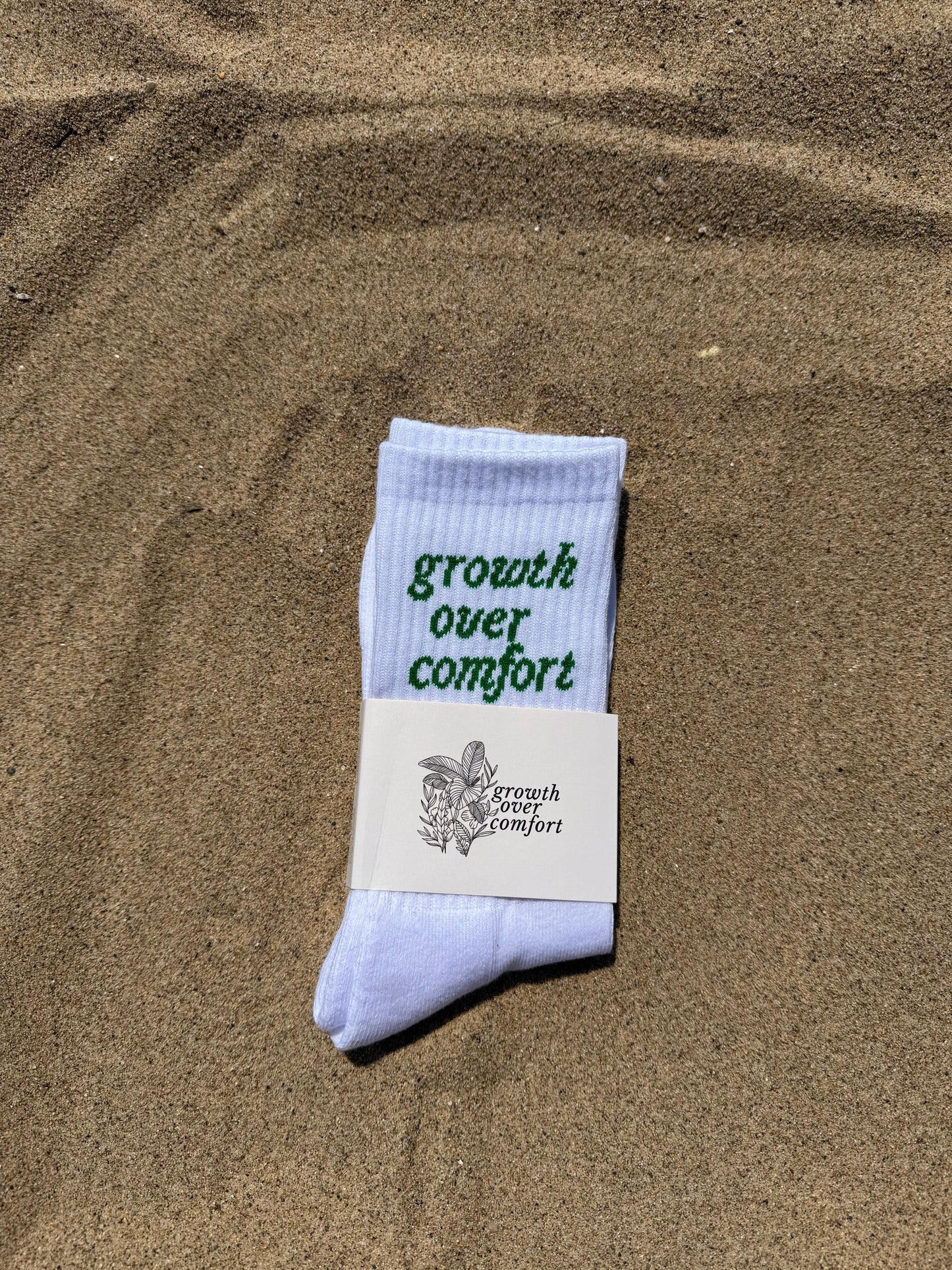 Growth Over Comfort Socks