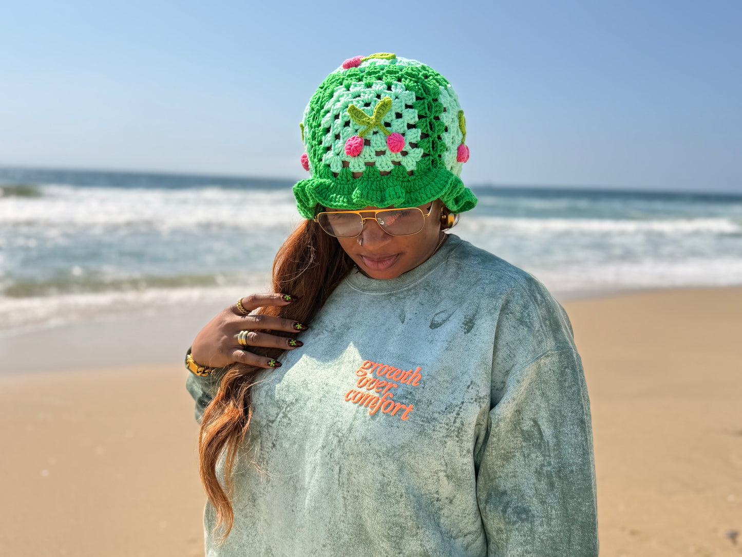 Marble Growth Over Comfort Sweatshirt