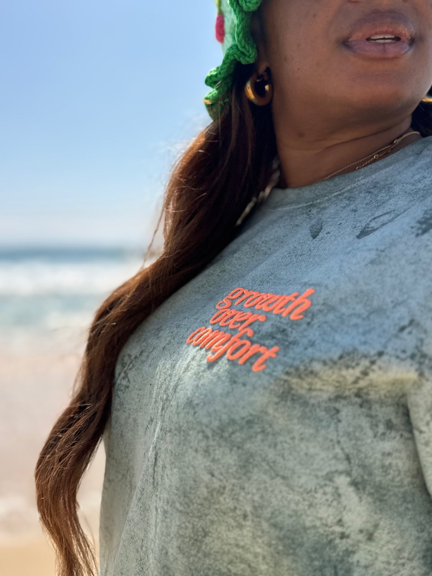 Marble Growth Over Comfort Sweatshirt