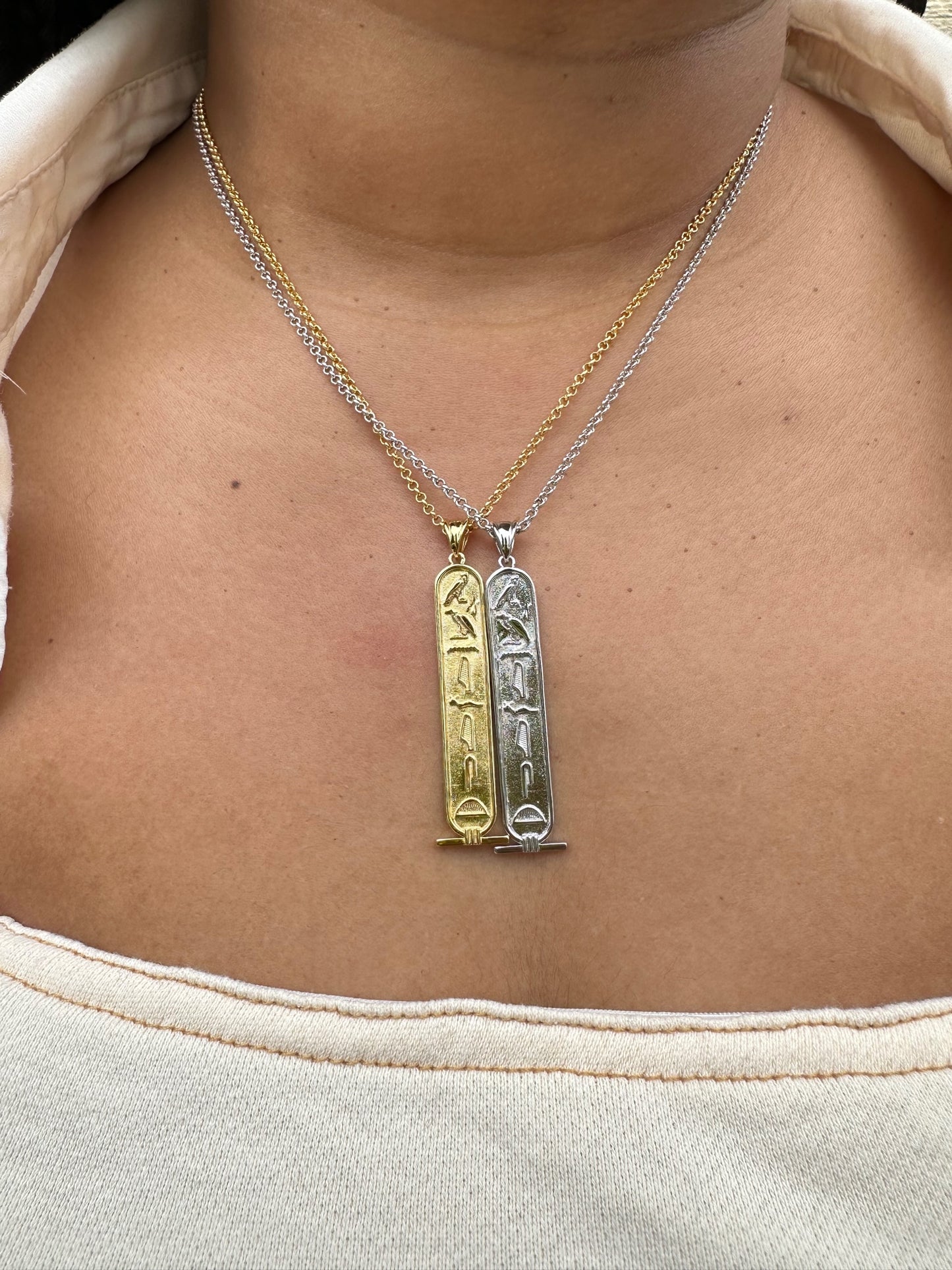 Manifest Cartouche Necklace