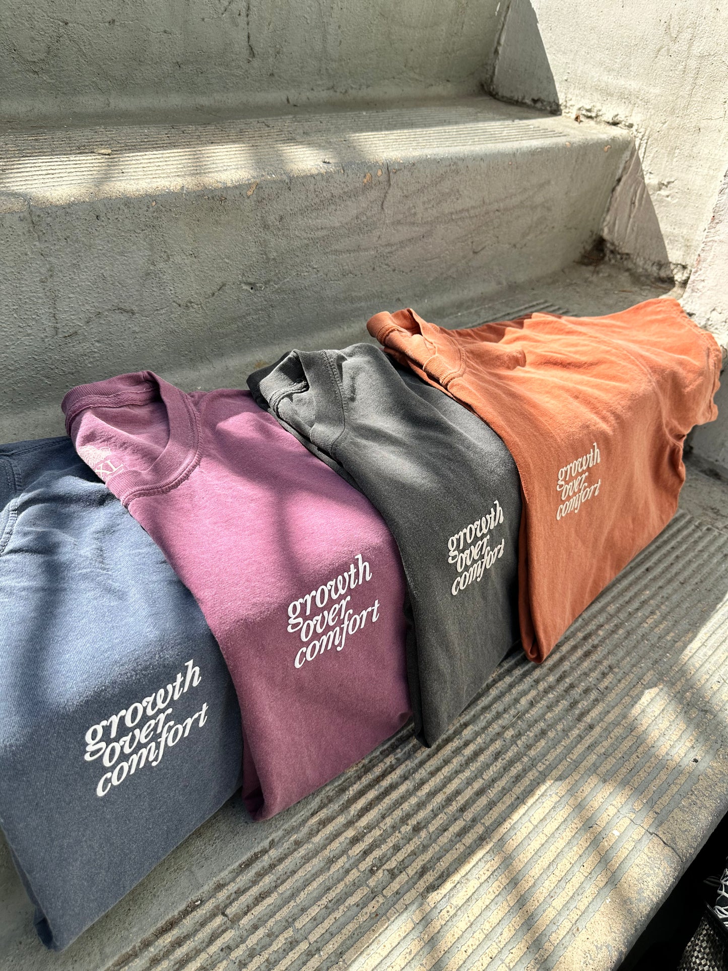 Growth Over Comfort Short Sleeve Tee