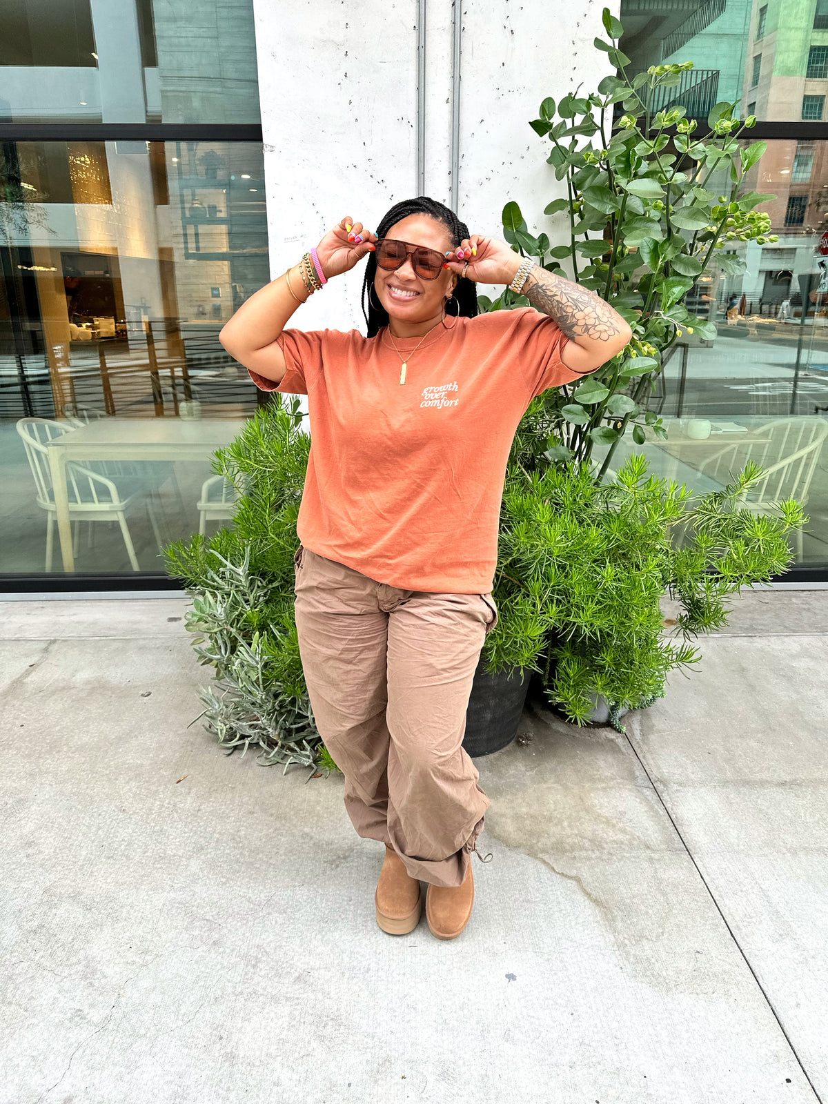 Growth Over Comfort Short Sleeve Tee