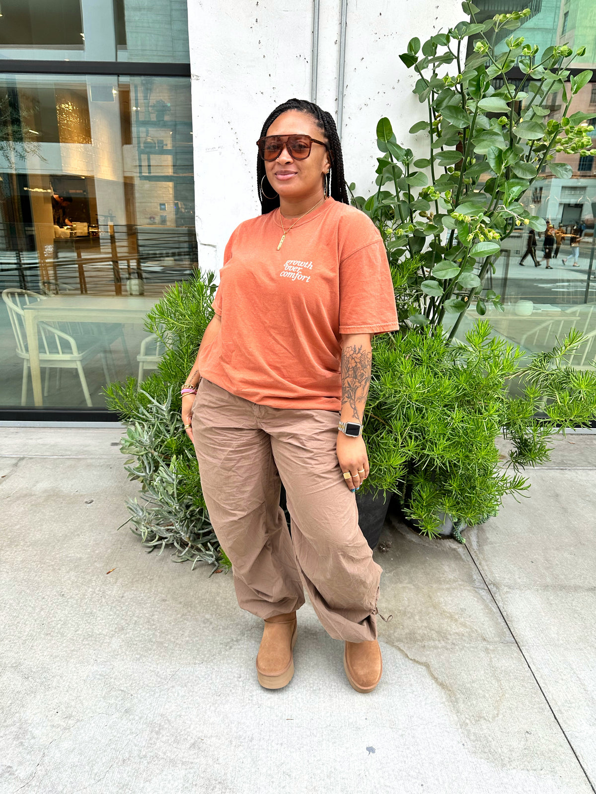 Growth Over Comfort Short Sleeve Tee