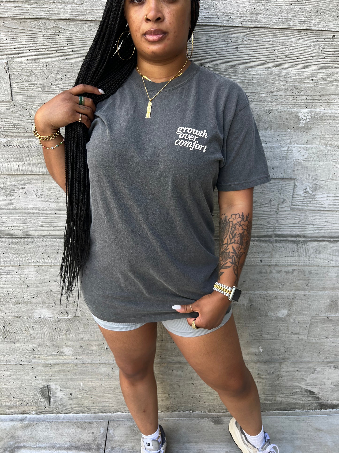 Growth Over Comfort Short Sleeve Tee