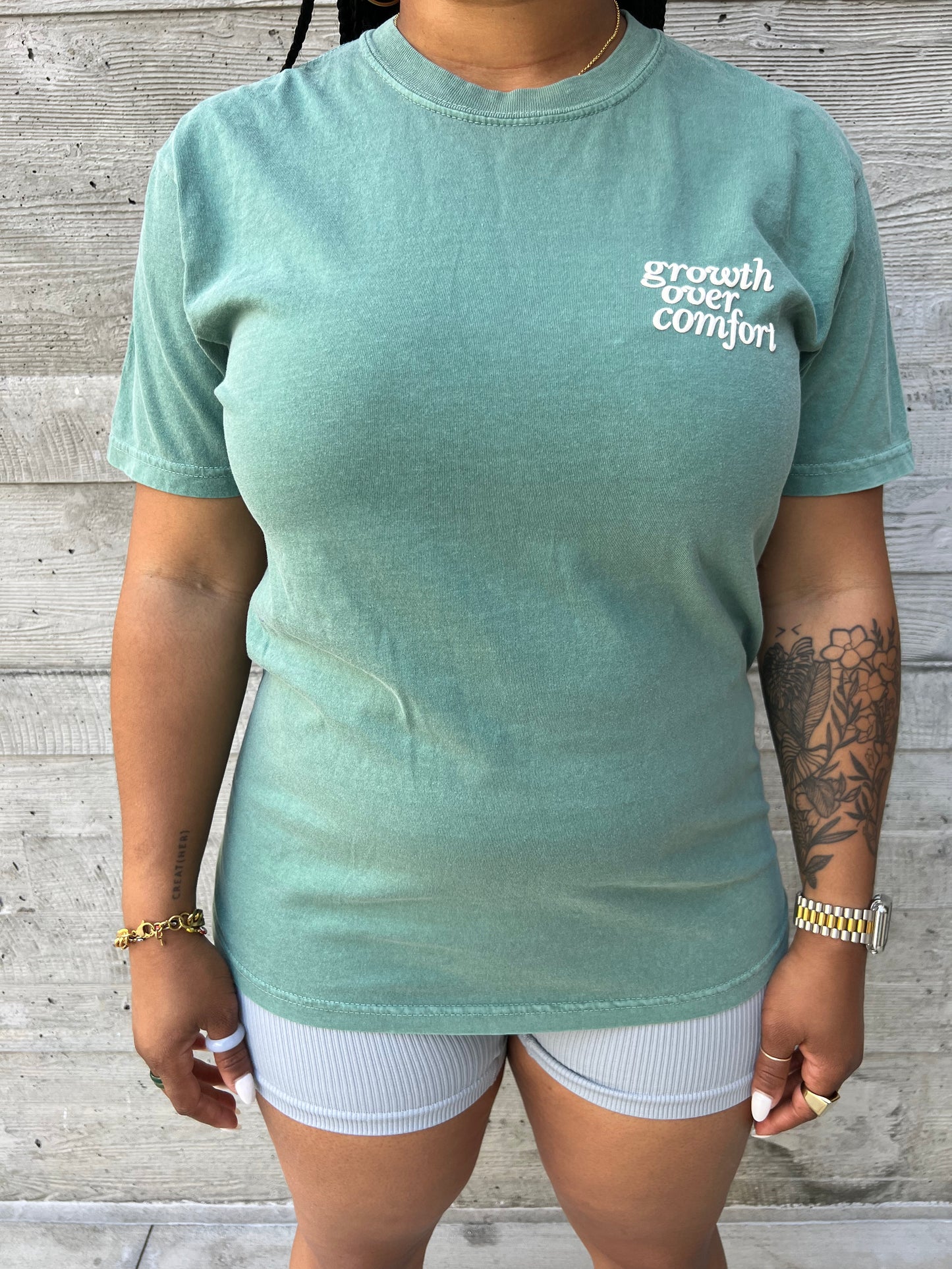 Growth Over Comfort Short Sleeve Tee